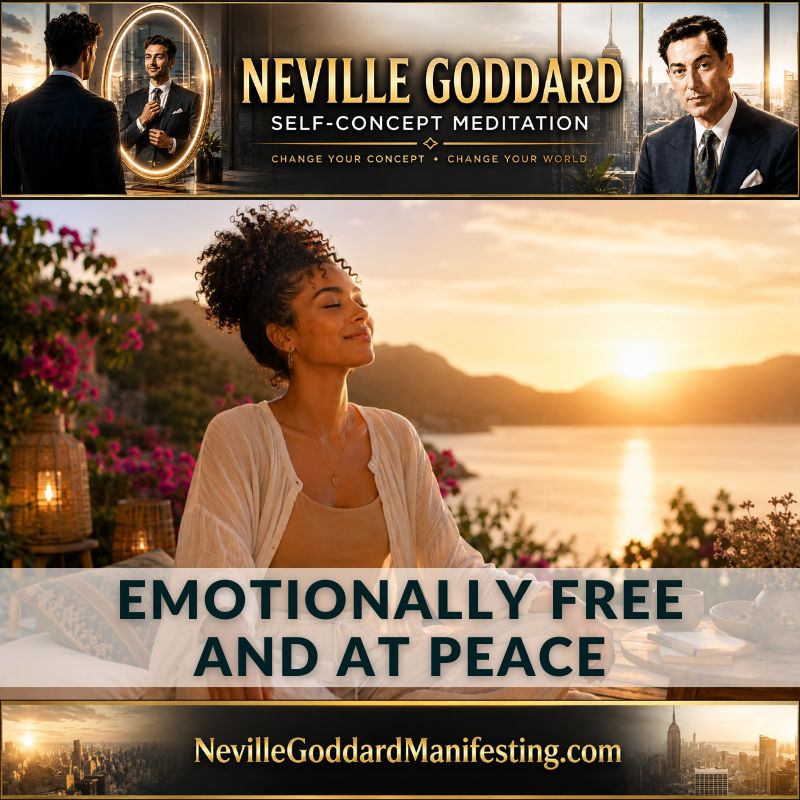 Neville Goddard Self-Concept Meditation: Emotionally Free and At Peace thumbnail